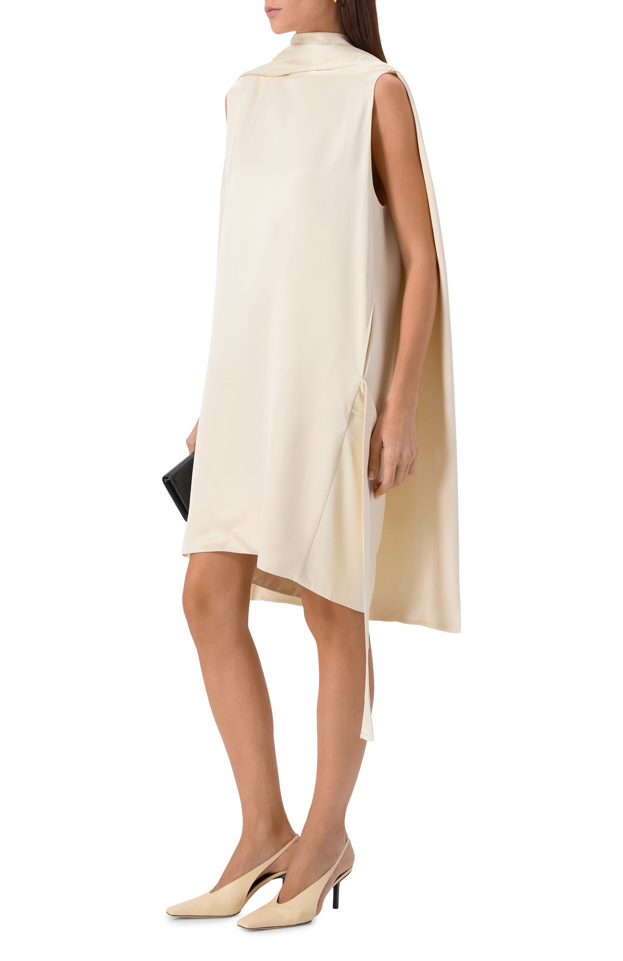 Атласное платье TOTEME, арт. 253-WRD0198-FB0382, фото 2