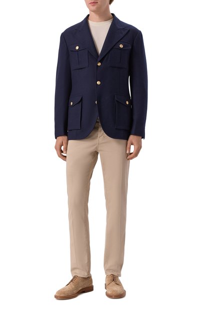 Пиджак из шерсти и шелка BRUNELLO CUCINELLI, арт. MN4857BDD, фото 3