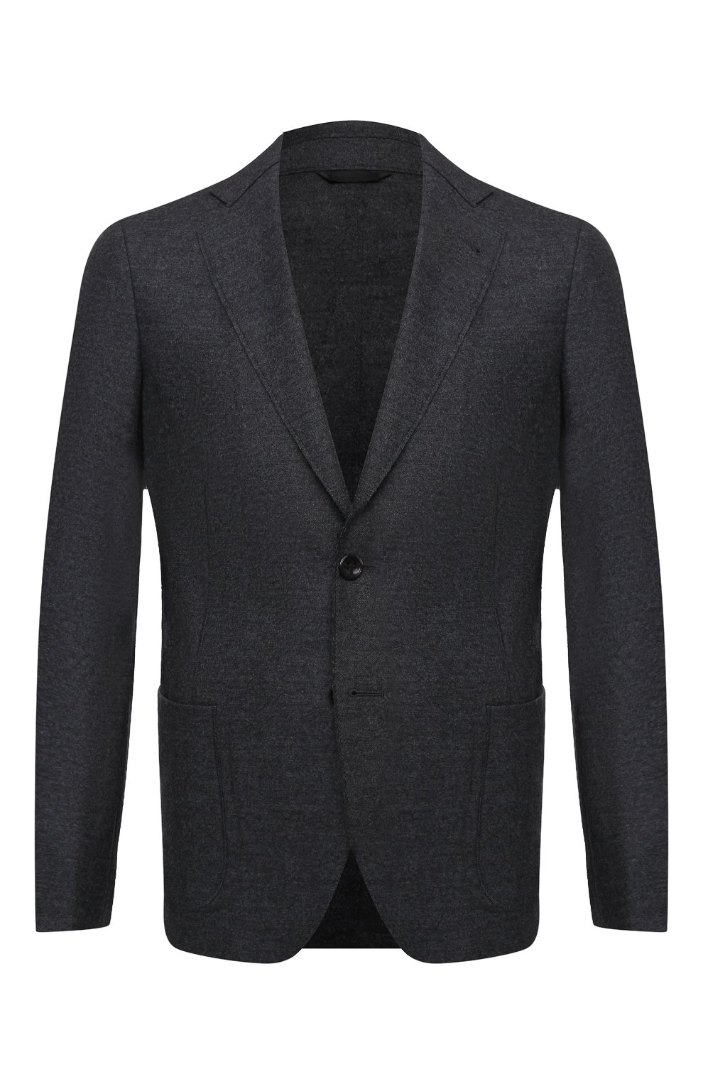 Шерстяной пиджак GIORGIO ARMANI темно-серого цвета по цене 161500 руб., арт. 0WGGG0GS/T01VX, фото 1 Шерстяной пиджак GIORGIO ARMANI, арт. 0WGGG0GS/T01VX, фото 1