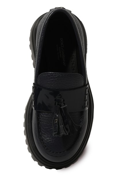 Кожаные лоферы DOLCE & GABBANA, арт. D11268/A7037, фото 4