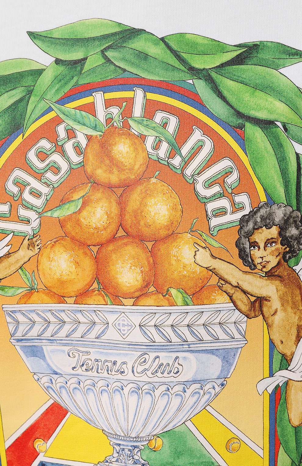 Хлопковая футболка CASABLANCA, арт. MPS24-JTS-001-09, фото 5