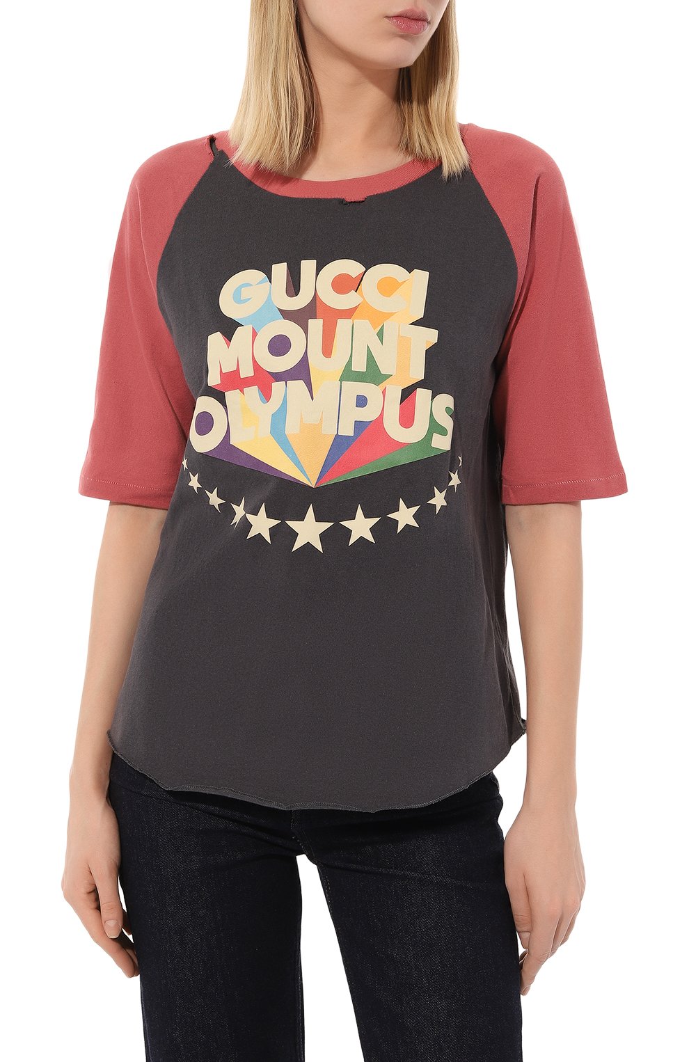 Хлопковая футболка GUCCI, арт. 661863 XJDL3, фото 3