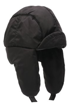 Мужская утепленная шапка-ушанка the outdoor capsule ZEGNA черного цвета, арт. Z3I90H/B39 | Фото 1 (Материал: Текстиль, Синтетический материал; Нос: Не проставлено; Материал сплава: Проставлено)