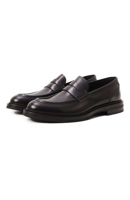 Мужские кожаные пенни-лоферы DOLCE & GABBANA, арт. A30267/A1203
