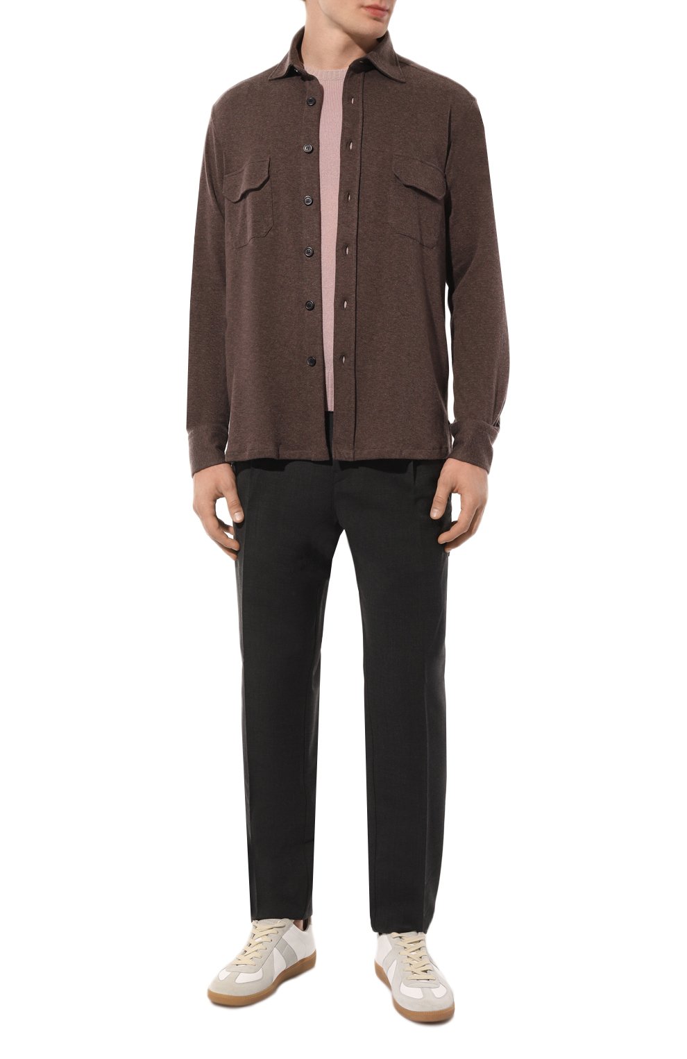 Рубашка из хлопка и кашемира STEFANO RICCI, арт. CJ007117/TE2602, фото 2