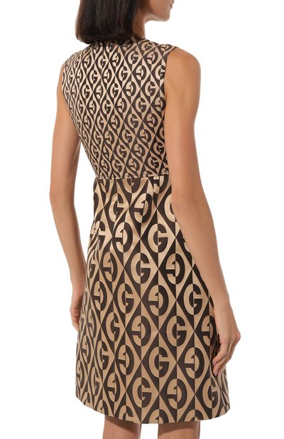 Платье из шерсти и шелка GUCCI, арт. 582653 ZACQY, фото 4