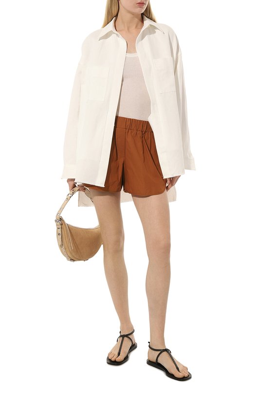 Хлопковые шорты Ramael Коричневый, фото 2