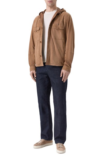 Мужская замшевая куртка-рубашка STEFANO RICCI, арт. M7J6100150/SUEJS3