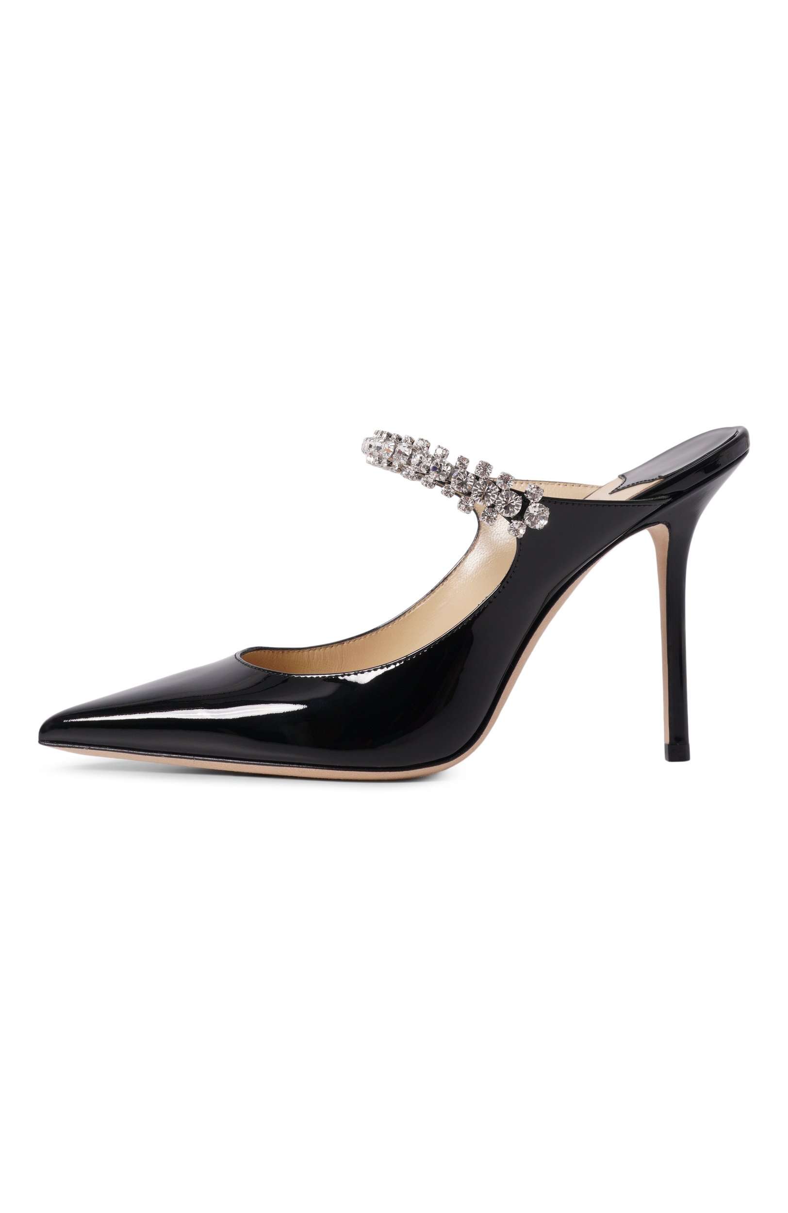 Кожаные мюли bing 100 JIMMY CHOO, арт. BING100/PAT, фото 4