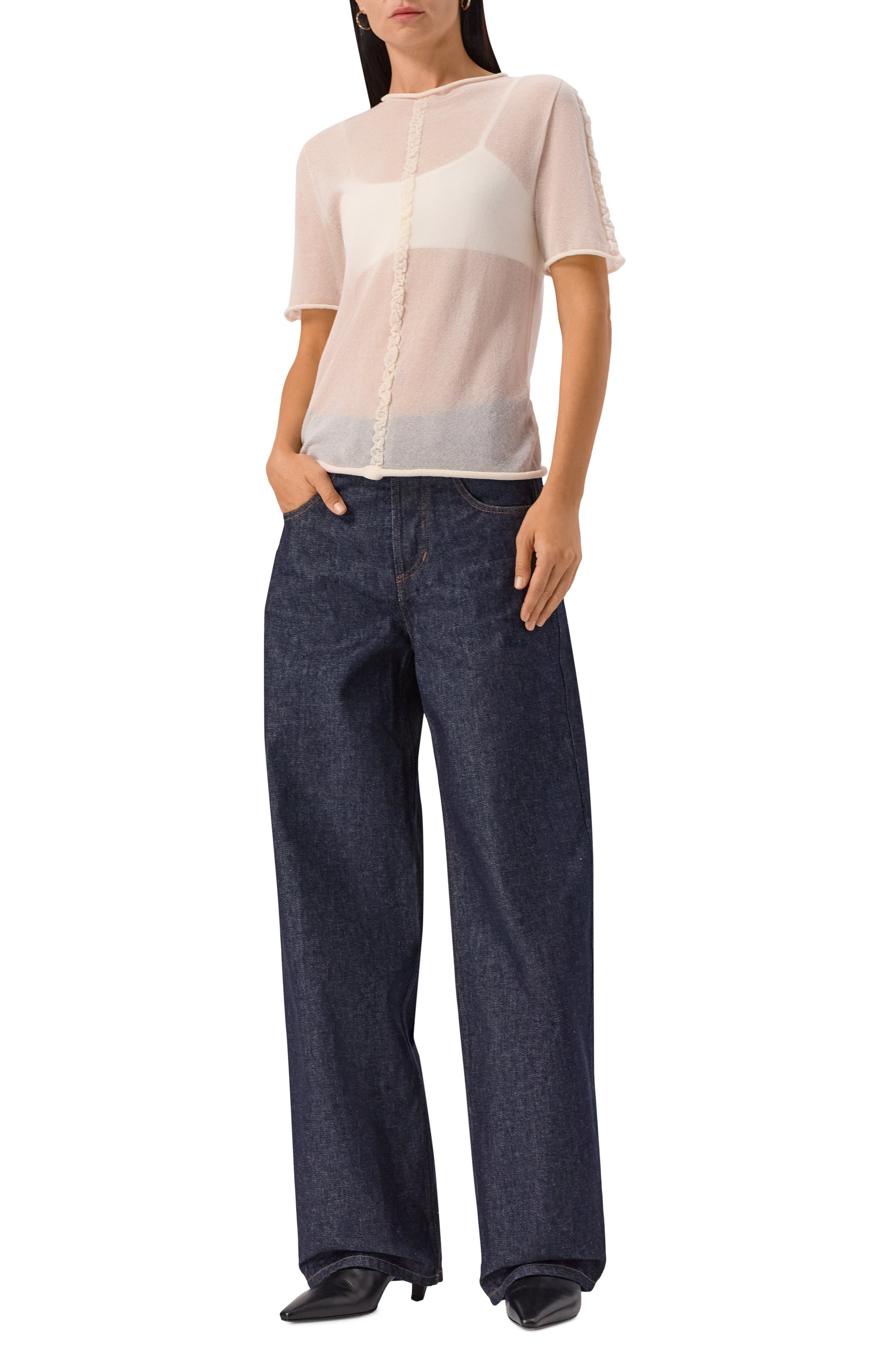 Джинсы UMA WANG синего цвета по цене 55950 руб., арт. W2 M UP3036, фото 2 Джинсы UMA WANG, арт. W2 M UP3036, фото 2