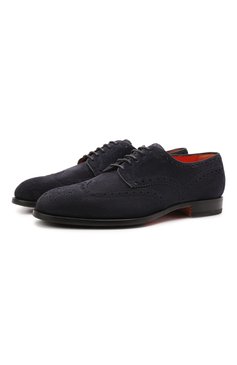 Замшевые дерби SANTONI, арт. MCCG15761JJ1BSVUU60, фото 1