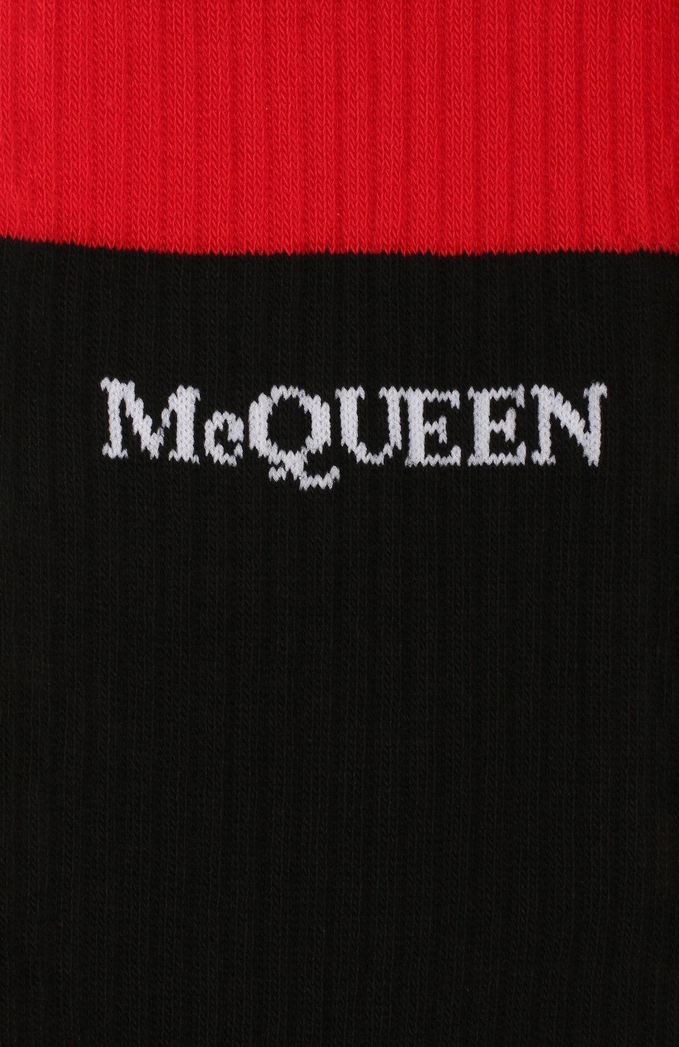Хлопковые носки ALEXANDER MCQUEEN черного цвета по цене 9925 руб., арт. 604519/3B74Q, фото 2 Хлопковые носки ALEXANDER MCQUEEN, арт. 604519/3B74Q, фото 2