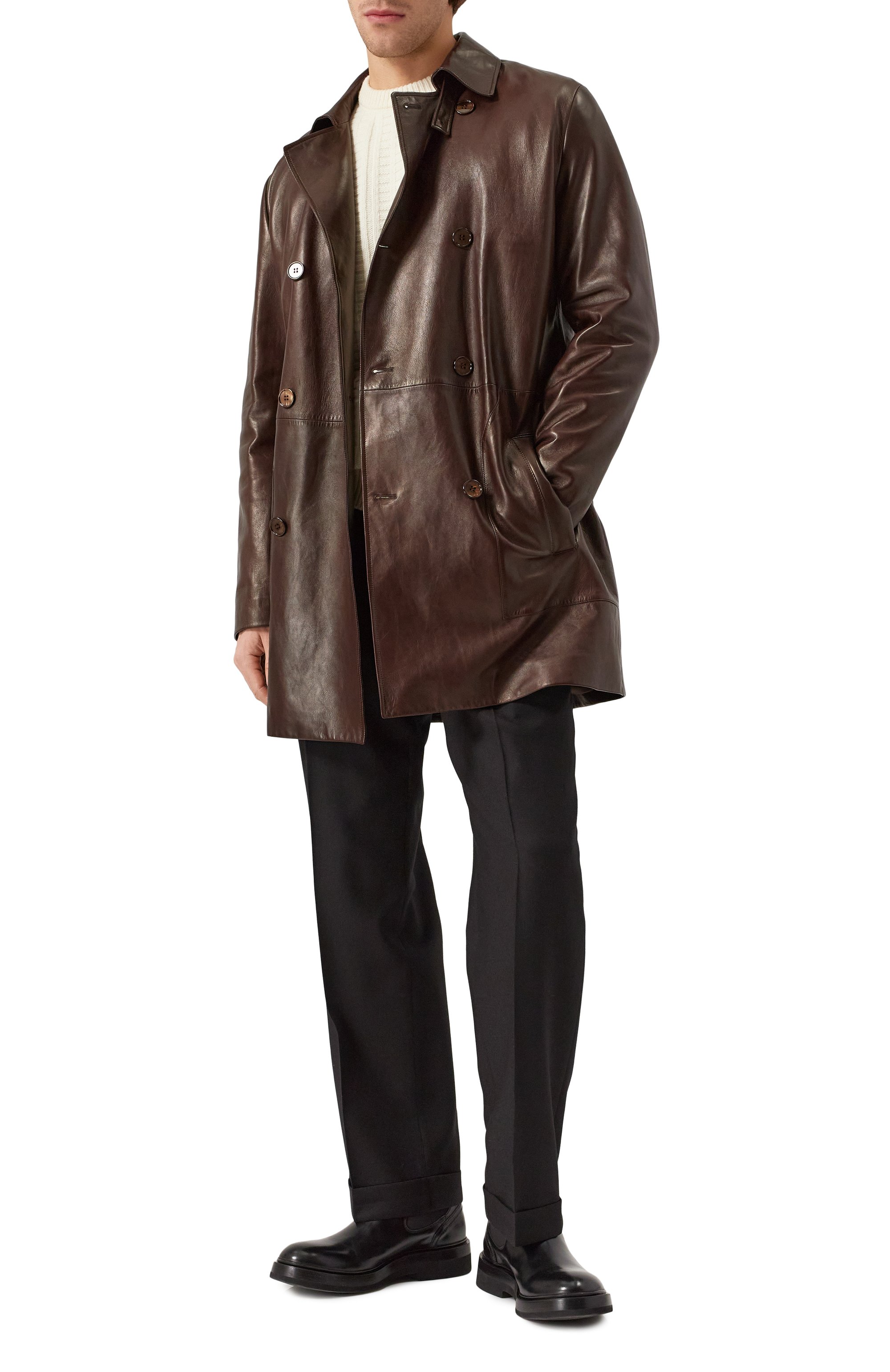 Кожаный плащ MVST, арт. ZEKB-ES4365/Z2764-1, фото 2