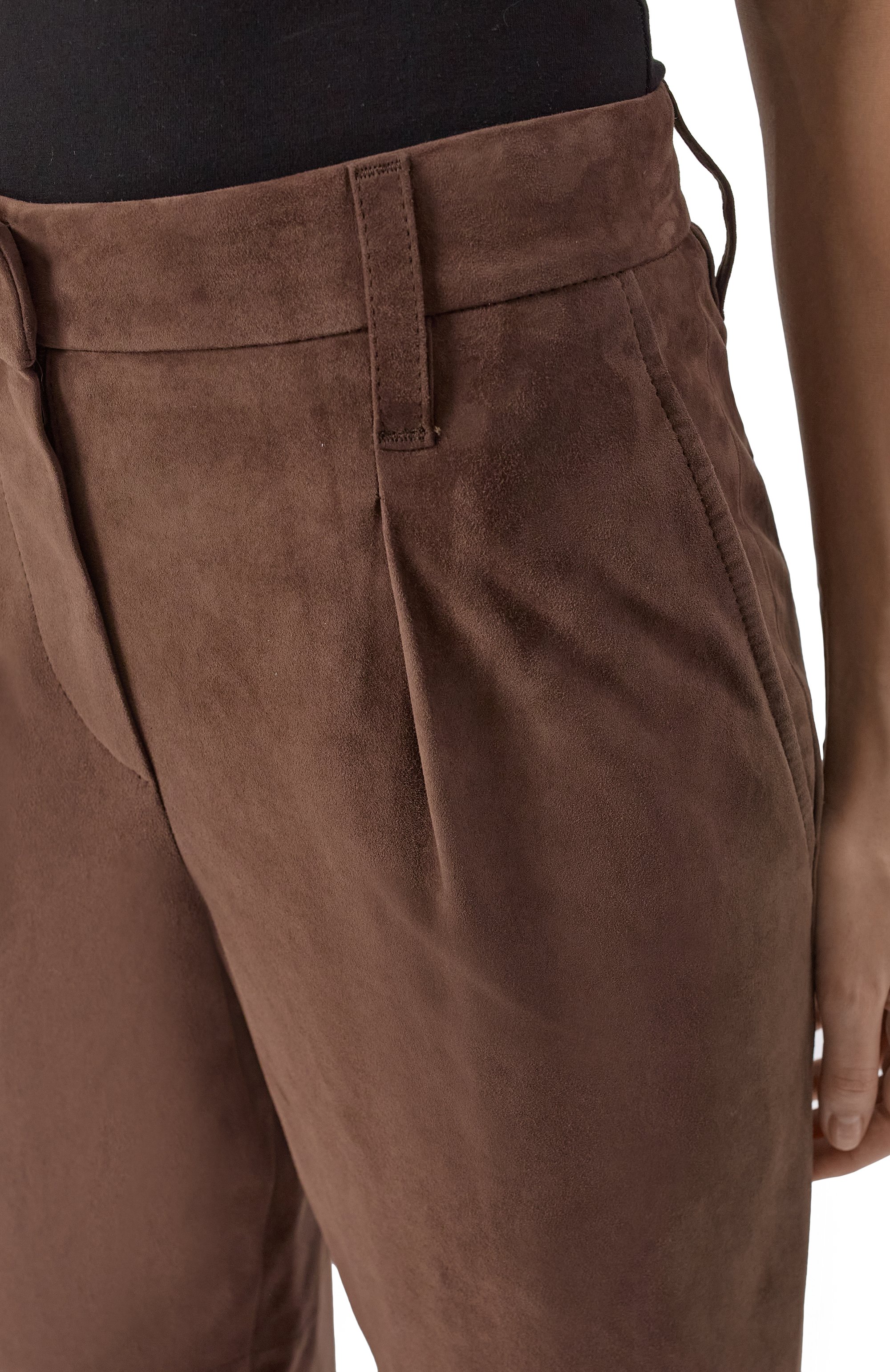 Замшевые брюки BRUNELLO CUCINELLI, арт. MPCLFP8363, фото 5