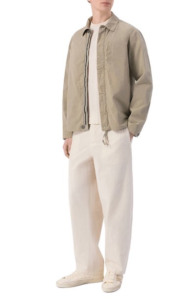 Брюки из хлопка и льна TRANSIT, арт. CFUTRCE140, фото 2