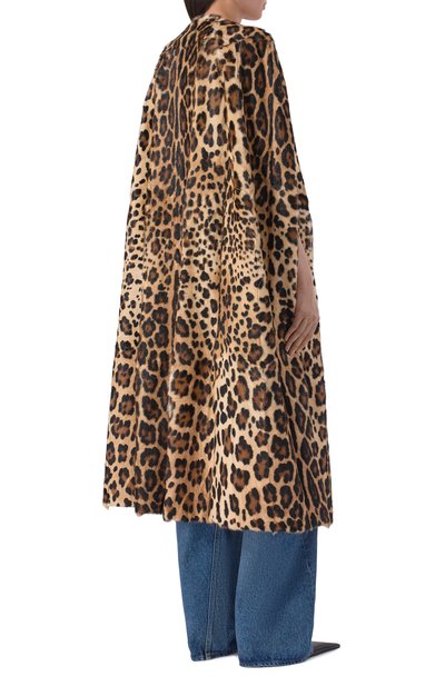 Накидка из козы DOLCE & GABBANA леопардового цвета по цене 2310000 руб., арт. F0Y15F/FUP9H, фото 4 Накидка из козы DOLCE & GABBANA, арт. F0Y15F/FUP9H, фото 4