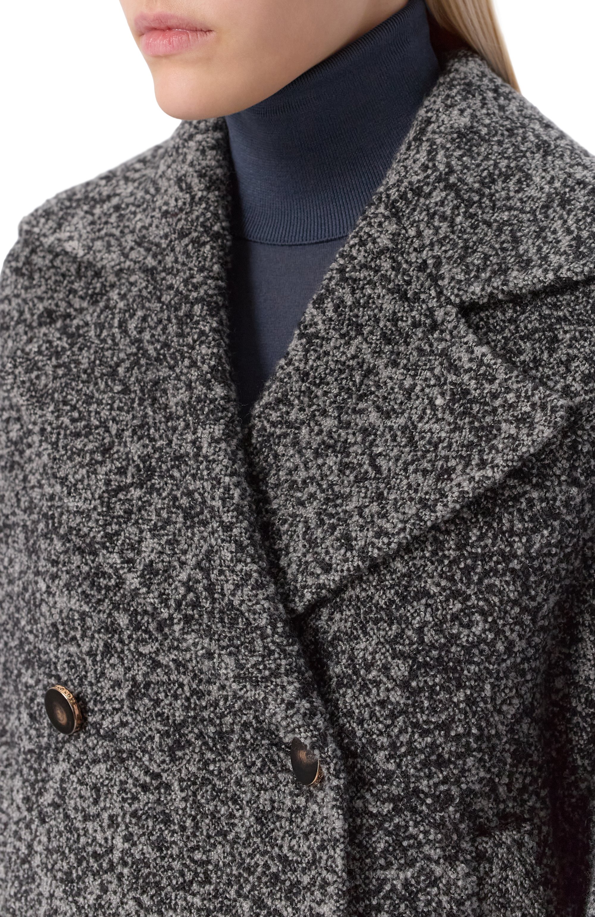 Полупальто из кашемира и шелка AGNONA, арт. TH1012E/U7055E, фото 5