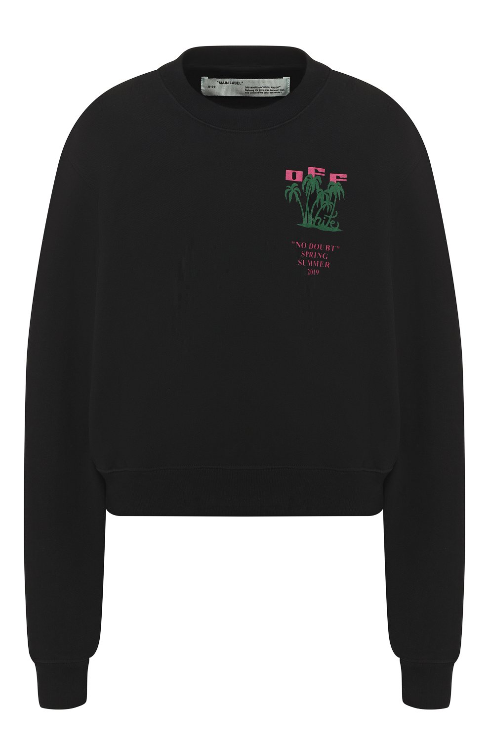 Хлопковый свитшот OFF-WHITE, арт. 0WBA026R190030451040, фото 1