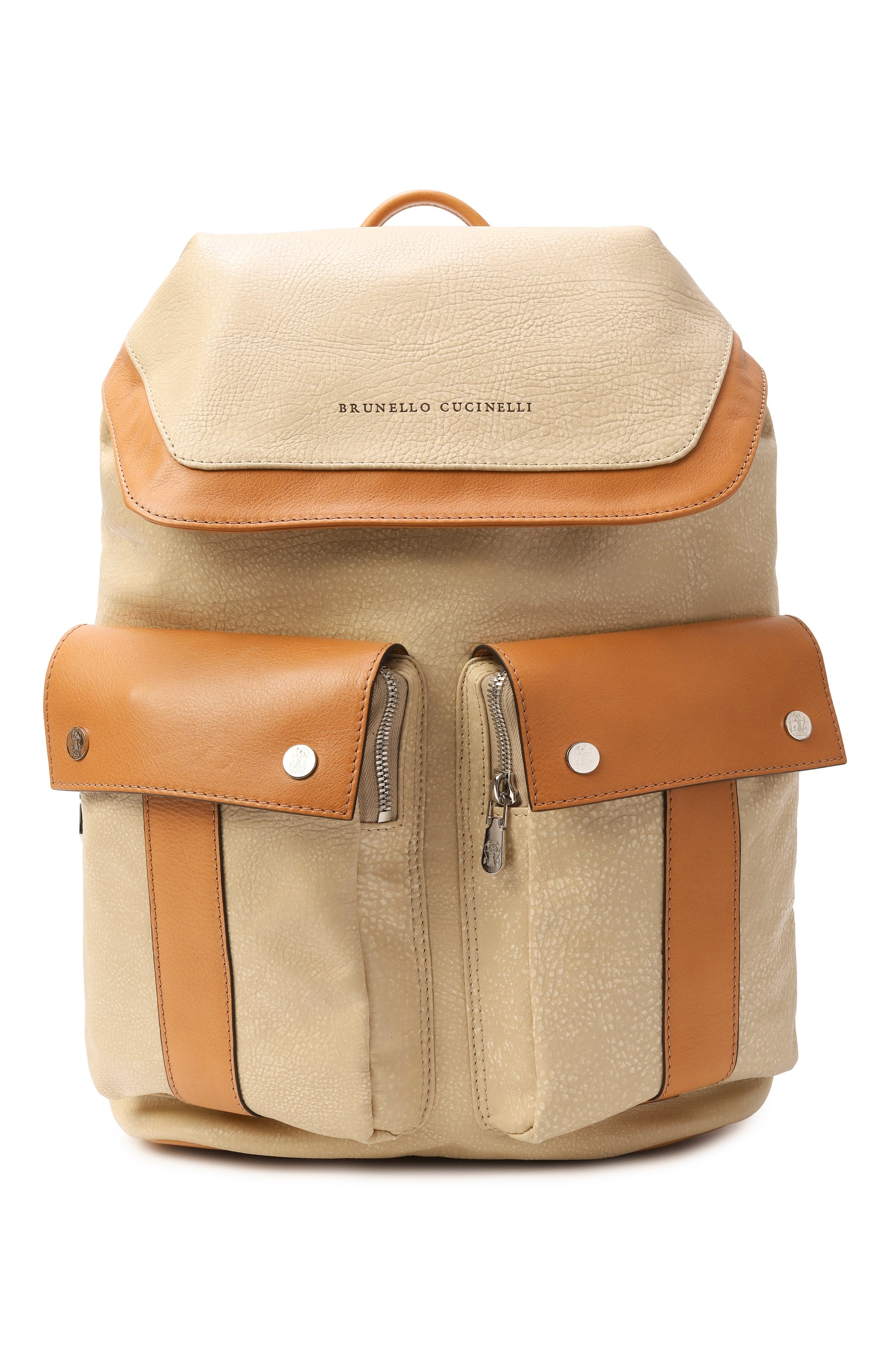 Рюкзак BRUNELLO CUCINELLI бежевого цвета по цене 599500 руб., арт. MBIVBU325, фото 1 Рюкзак BRUNELLO CUCINELLI, арт. MBIVBU325, фото 1
