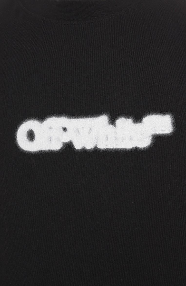 Хлопковая футболка OFF-WHITE, арт. 0MAA027S25JER00B, фото 1