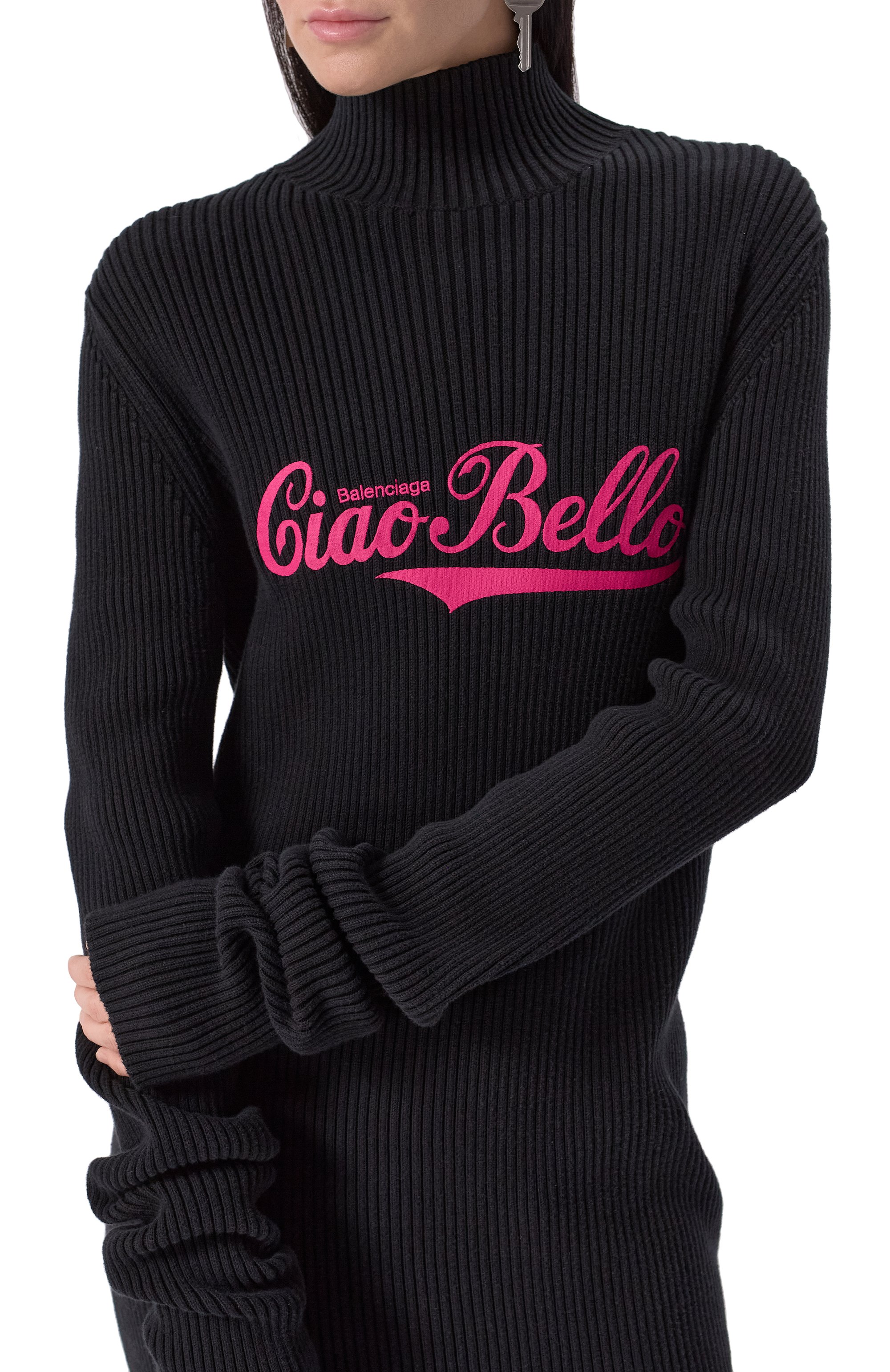 Хлопковое платье BALENCIAGA, арт. 809424/T3349, фото 5