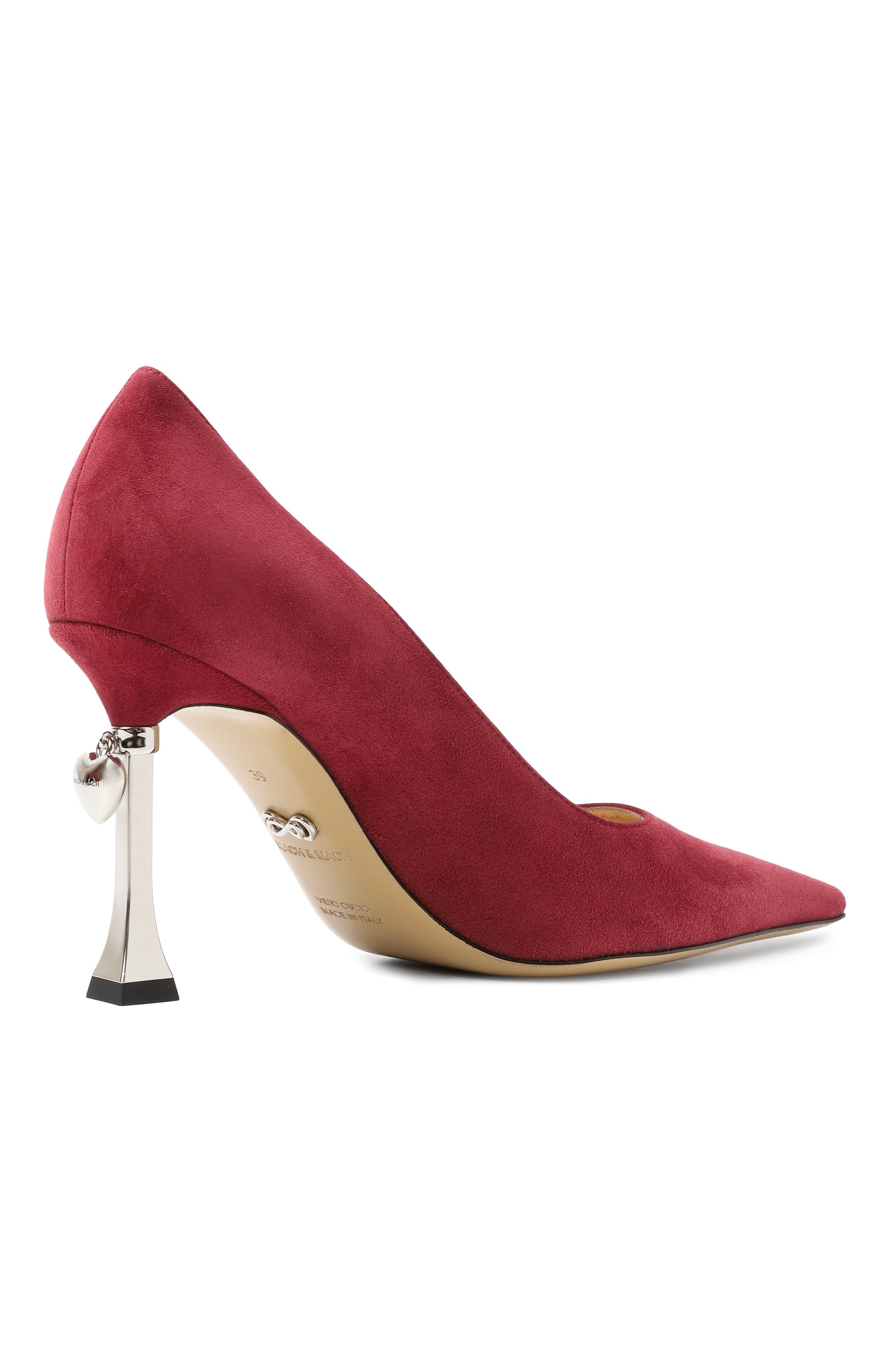 Замшевые туфли puffy heart ring 95 MACH & MACH, арт. PF25-S0963-95-SUE-BDX, фото 5