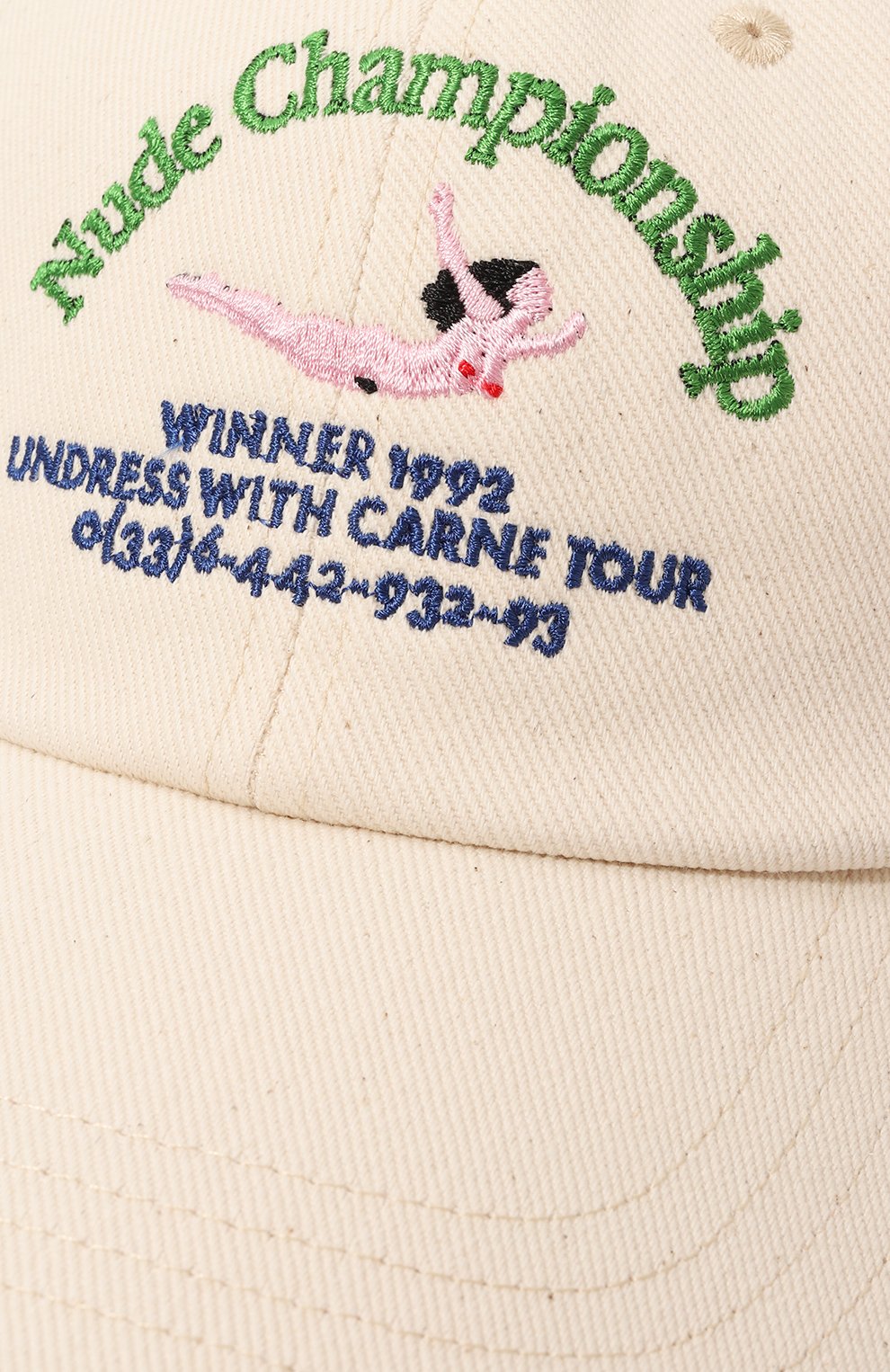 Хлопковая бейсболка CARNE BOLLENTE, арт. AW23CAP0102, фото 4