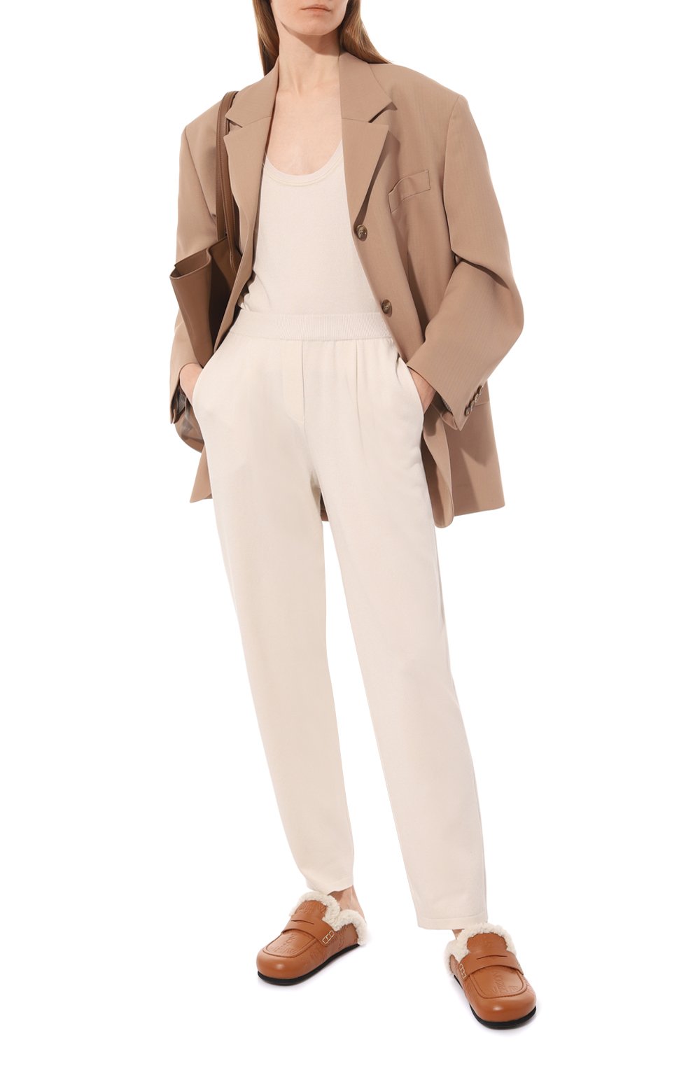 Брюки из шелка и кашемира FREEAGE, арт. LW23.PT065.6030.101, фото 2