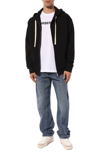 Хлопковая футболка BURBERRY, арт. 8055309A1464, фото 2