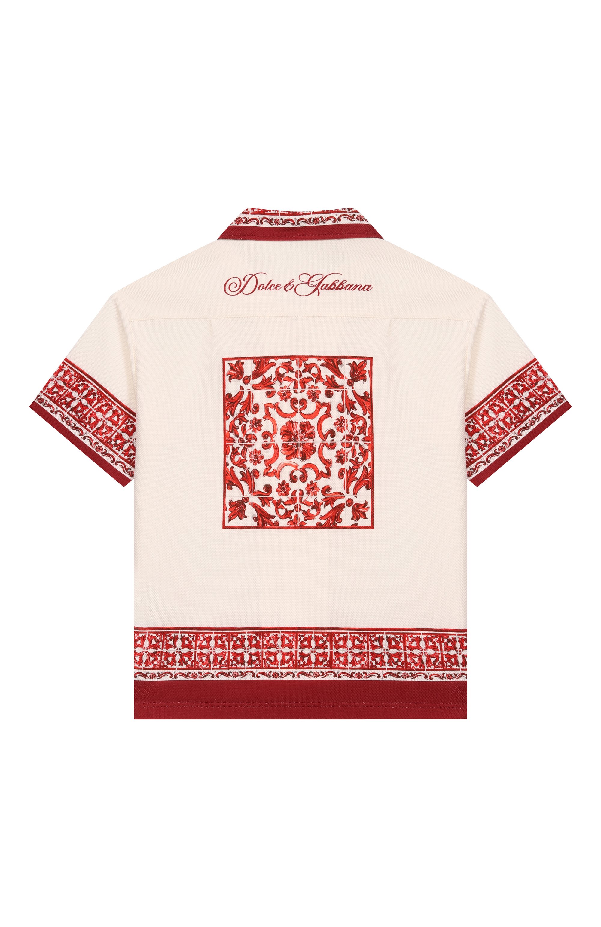 Хлопковая рубашка DOLCE & GABBANA, арт. L1JS48/II7KW, фото 2
