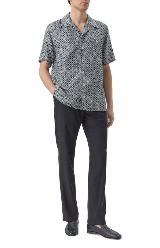 Шерстяные брюки Dolce & Gabbana GV4LHT/FU28E Чёрный  GV4LHT/FU28E Фото 2