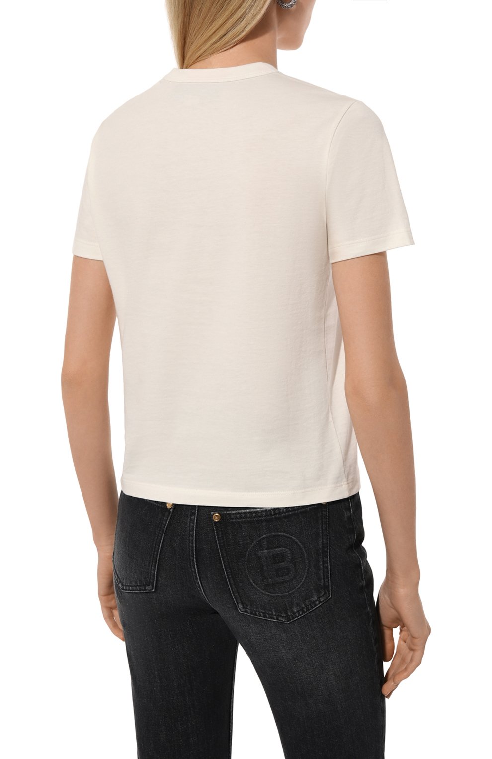 Хлопковая футболка GUCCI, арт. 748287/XJGDK, фото 4