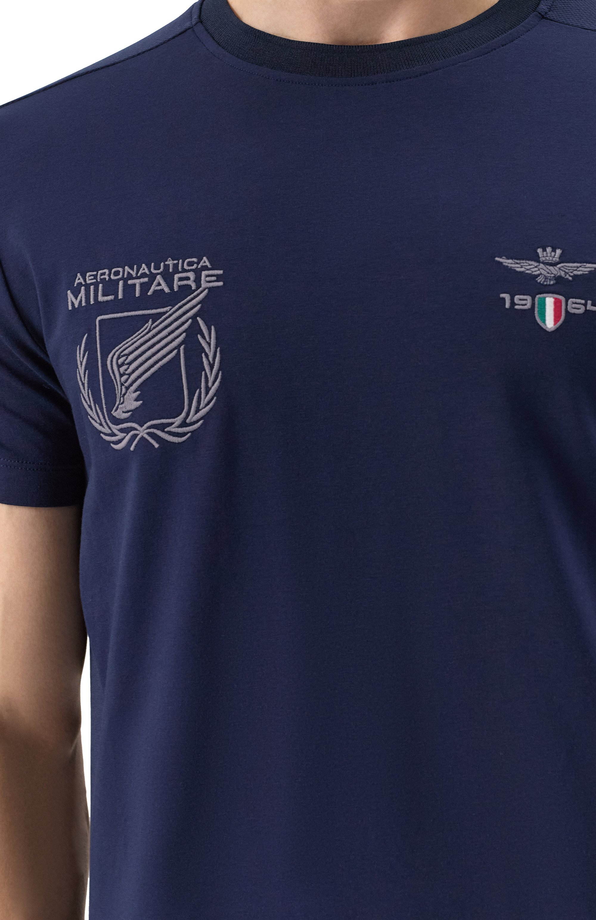 Хлопковая футболка AERONAUTICA MILITARE, арт. TS2380J674, фото 5