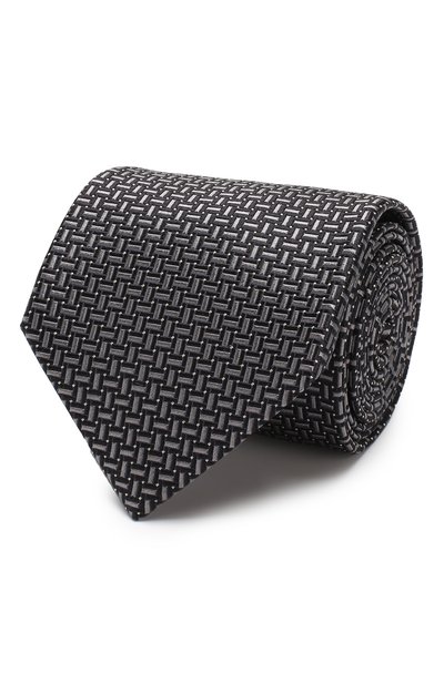 Мужской шелков ый галстук BRIONI, арт. 062I00/08412