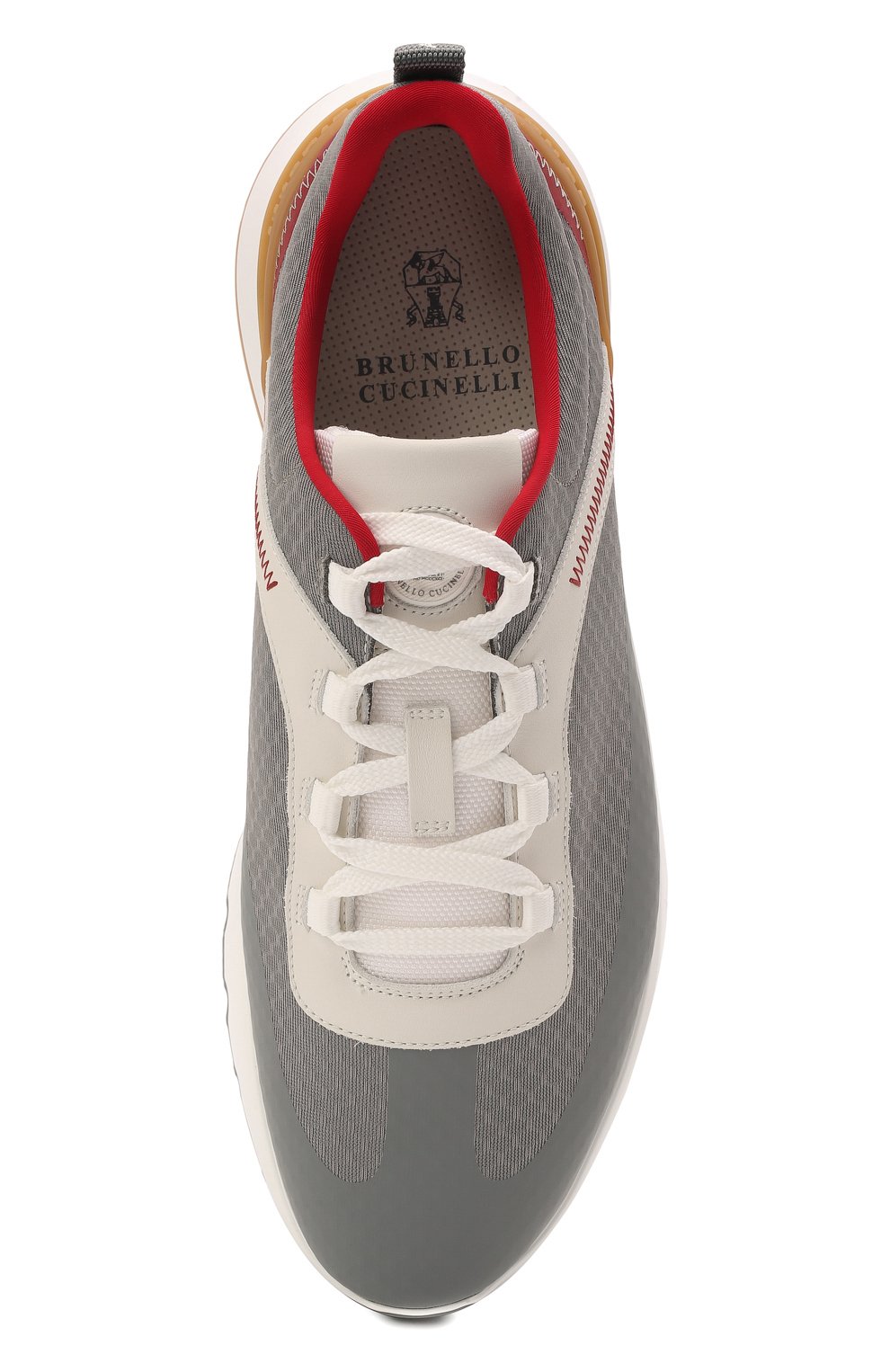 Комбинированные кроссовки BRUNELLO CUCINELLI, арт. MZUTBH0292, фото 6