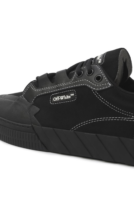 Замшевые кеды Vulcanized 779 Off-White 0MIA296C99LEA001 Чёрный  0MIA296C99LEA001 Фото 7