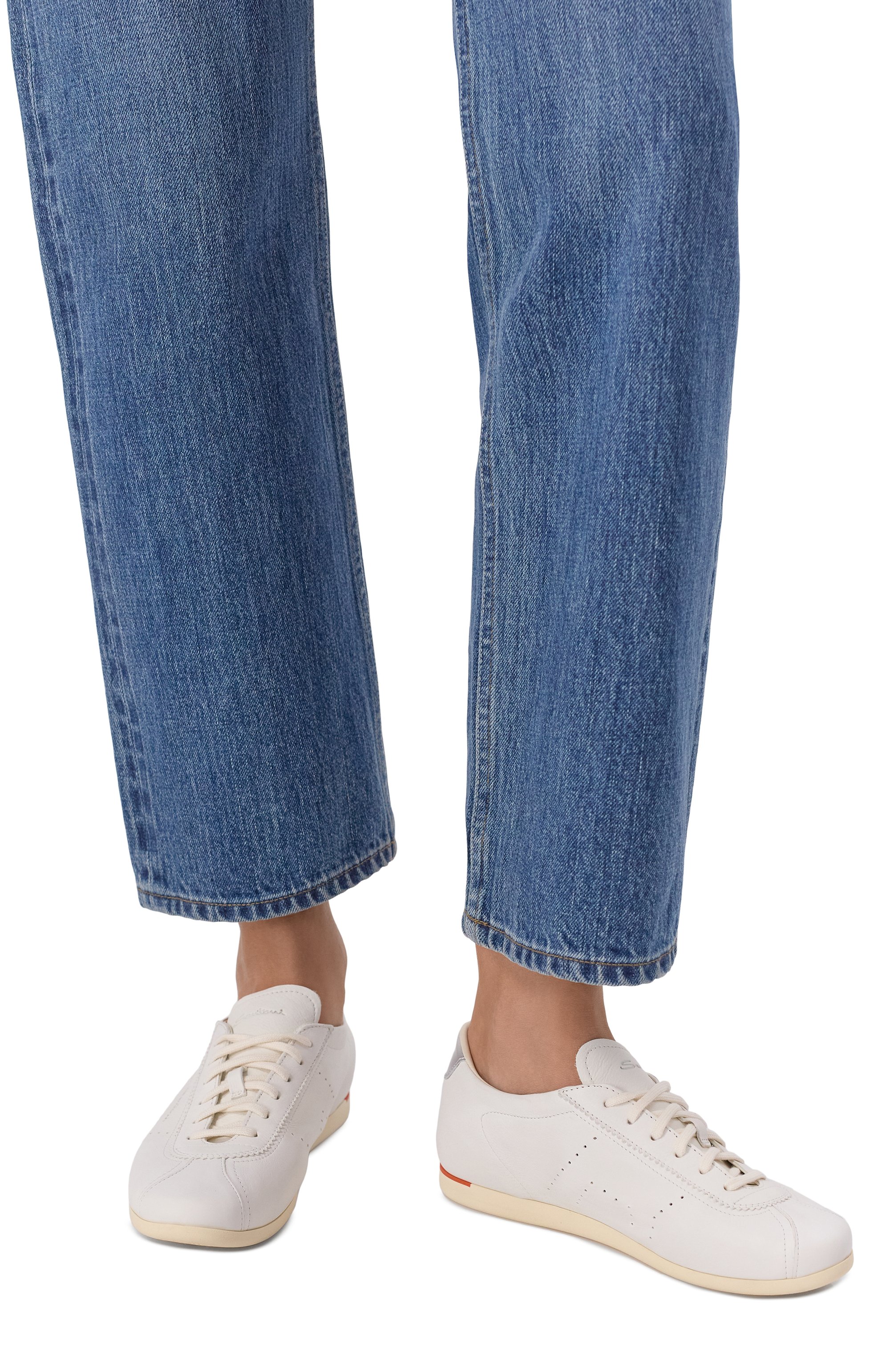 Кожаные кеды SANTONI, арт. WBYG61449TIRTFIY, фото 2