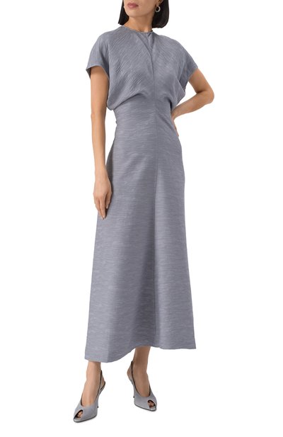 Платье из вискозы TOTEME, арт. 243-WRD1103-FB0199, фото 2