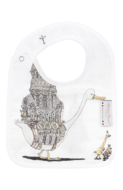 Хлопковый нагрудник ATELIER CHOUX, арт. SMALL BIB ATELIER CH0UX PARIS, фото 2