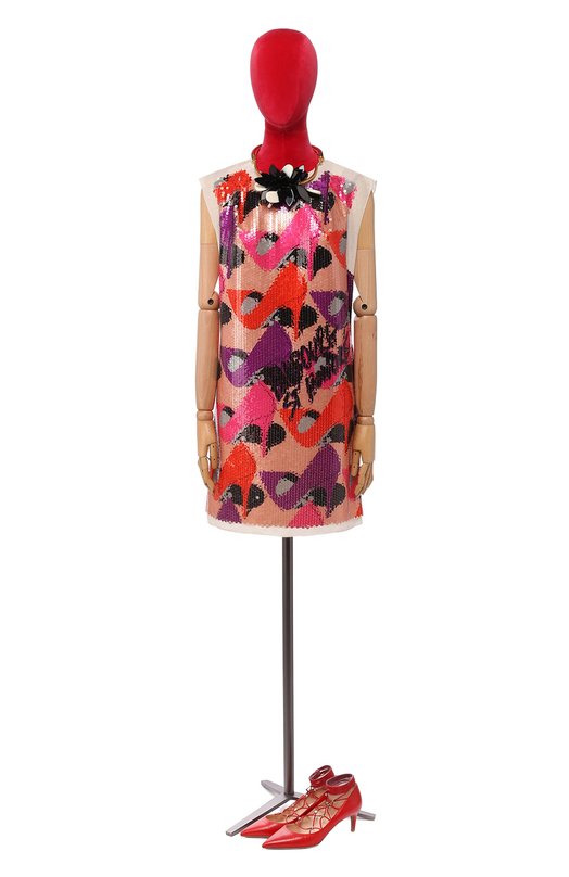 

Платье с пайетками Lanvin, Разноцветный