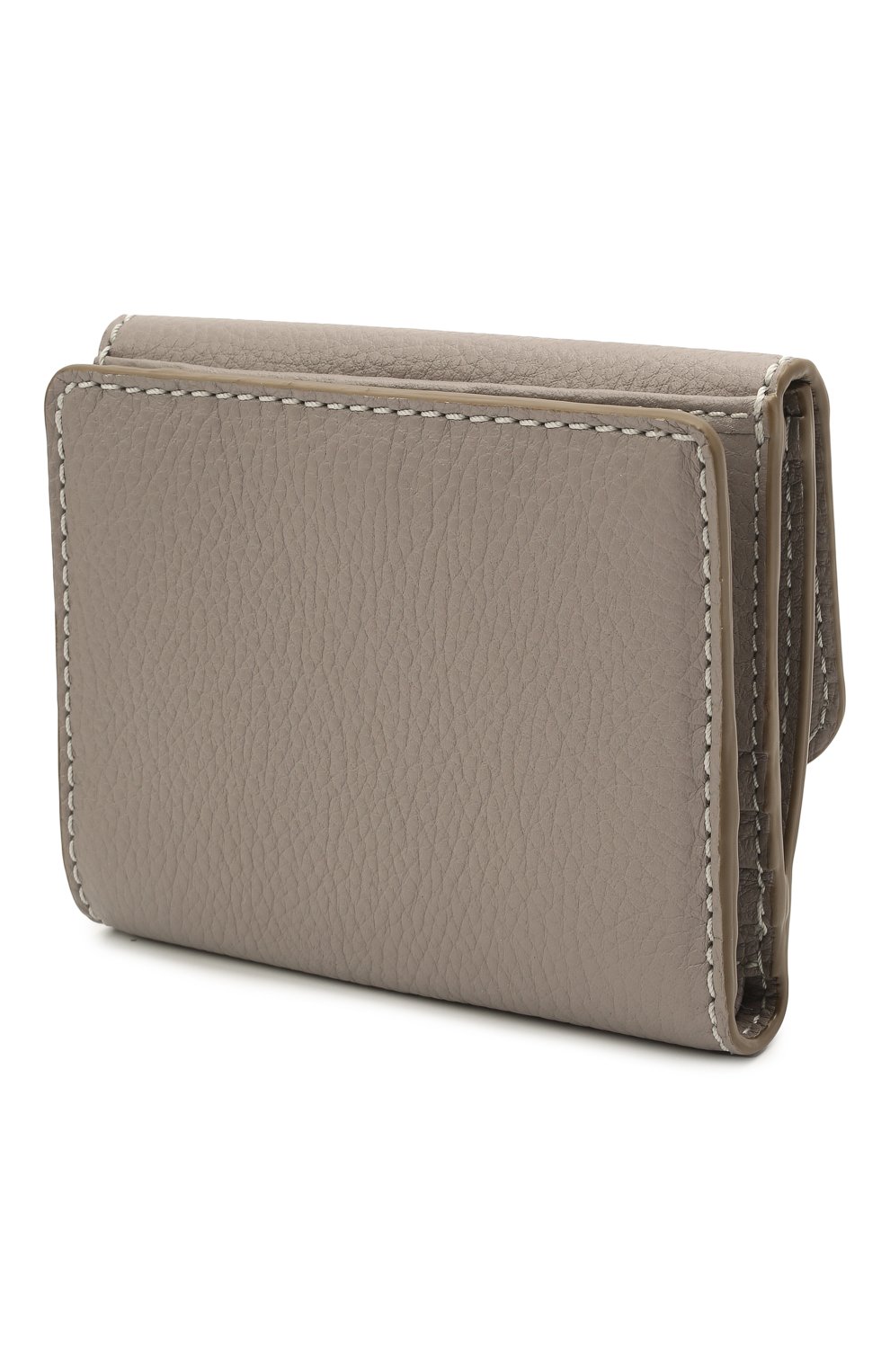 Кожаный кошелек CHLOÉ серого цвета по цене 66650 руб., арт. CHC10UP572161, фото 2 Кожаный кошелек CHLOÉ, арт. CHC10UP572161, фото 2