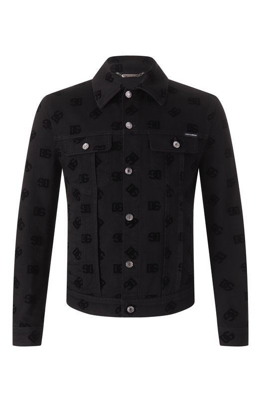 Джинсовая куртка Dolce & Gabbana G9VZ8D/G8MN6 Чёрный G9VZ8D/G8MN6
