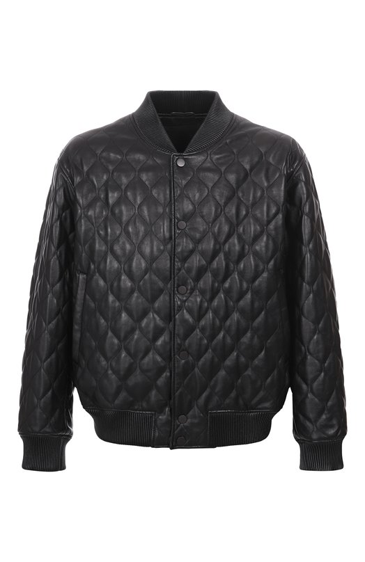 Кожаный бомбер MVST M25.1PM.0005 Чёрный M25.1PM.0005