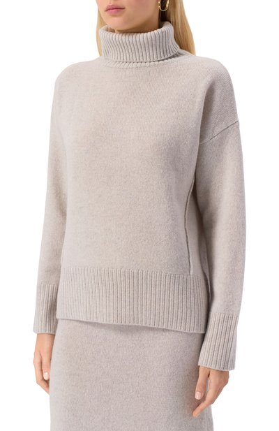 Свитер из шерсти и кашемира PIETRO BRUNELLI серого цвета по цене 34650 руб., арт. MAG012/WS0013/0902, фото 3 Свитер из шерсти и кашемира PIETRO BRUNELLI, арт. MAG012/WS0013/0902, фото 3