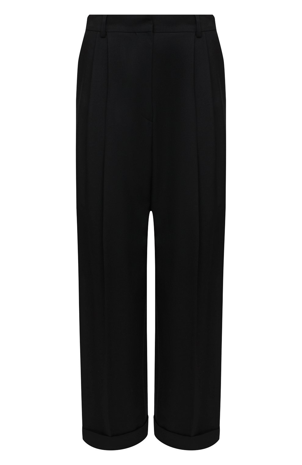 Шерстяные брюки DRIES VAN NOTEN черного цвета по цене 69700 руб., арт. 202-10913-1224, фото 1 Шерстяные брюки DRIES VAN NOTEN, арт. 202-10913-1224, фото 1