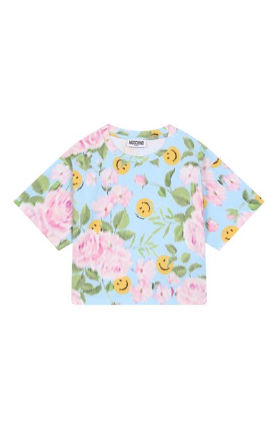 Хлопковая футболка MOSCHINO, арт. HDM06S/LABA9/10-14