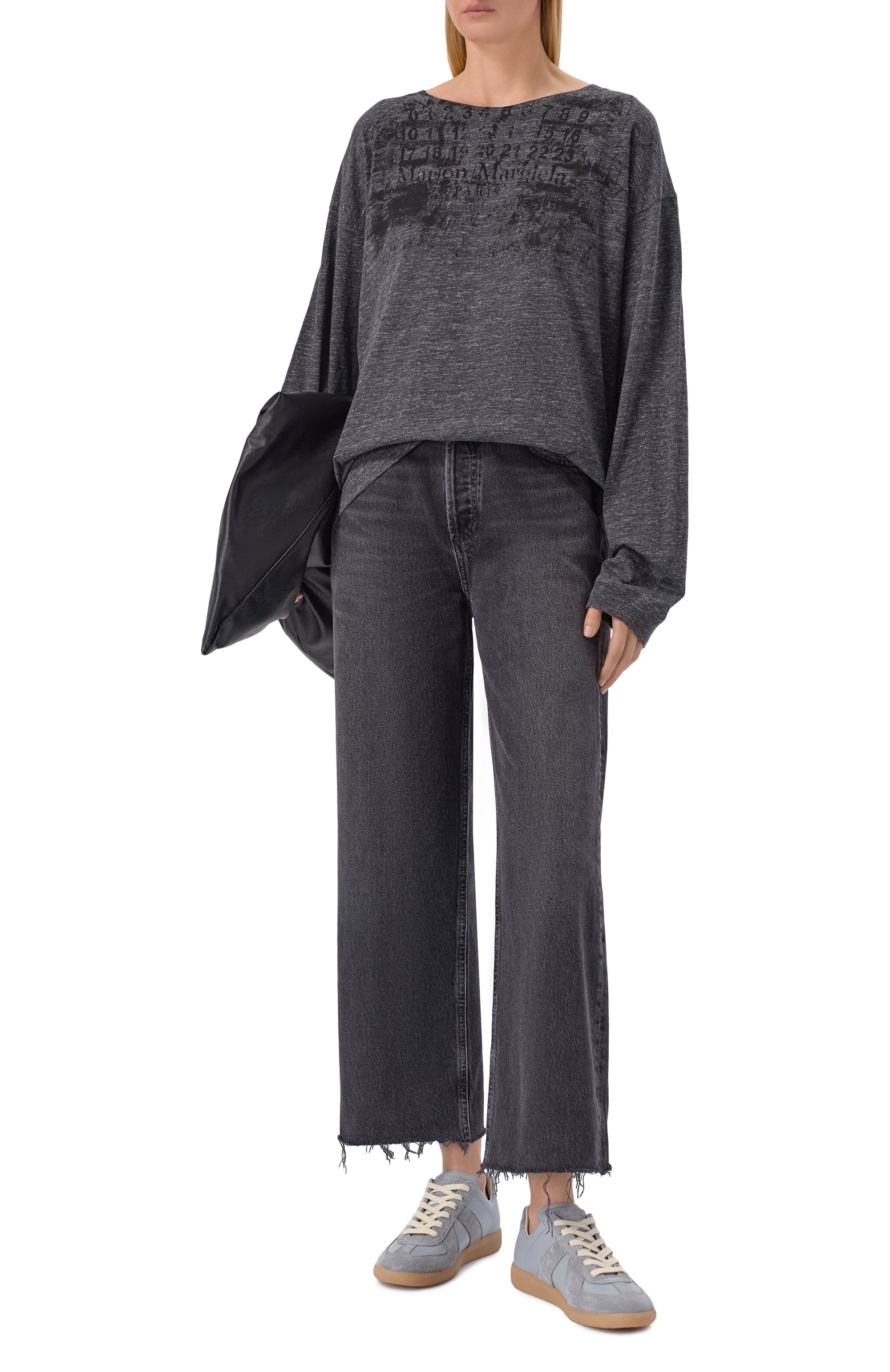 Кожаные кеды replica MAISON MARGIELA серого цвета по цене 81850 руб., арт. S58WS0109/P1895, фото 3 Кожаные кеды replica MAISON MARGIELA, арт. S58WS0109/P1895, фото 3