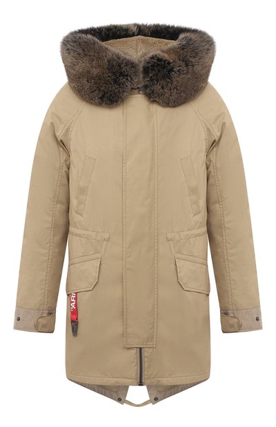 Пуховая парка с меховой подкладкой YVES SALOMON, арт. 21WHM00496A03X, фото 1