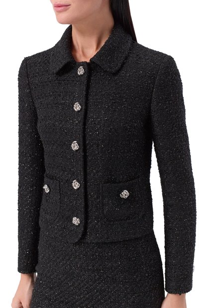 Твидовый жакет TAGLIATORE 0205, арт. IDELLE/160043, фото 5