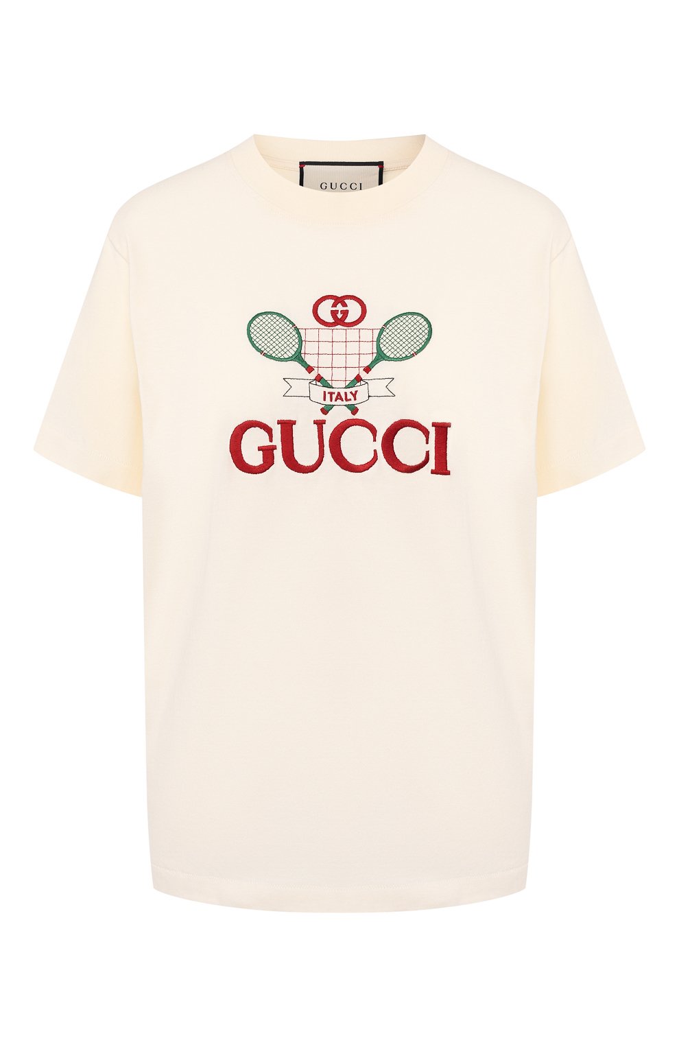 Хлопковая футболка GUCCI, арт. 580762/XJBHP, фото 1